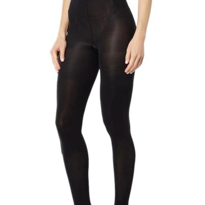 SPANX Women's Red Hot High-Waisted Shaping Tights Black